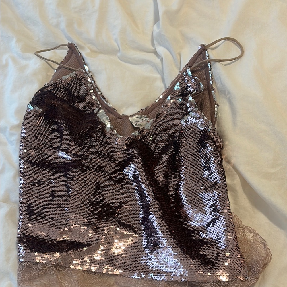 Sequin Tank Top